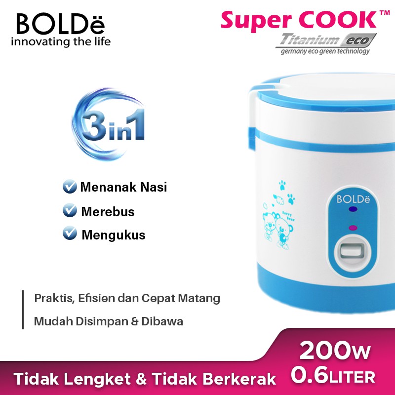 Bolde Super Cook Titanium ECO - Biru